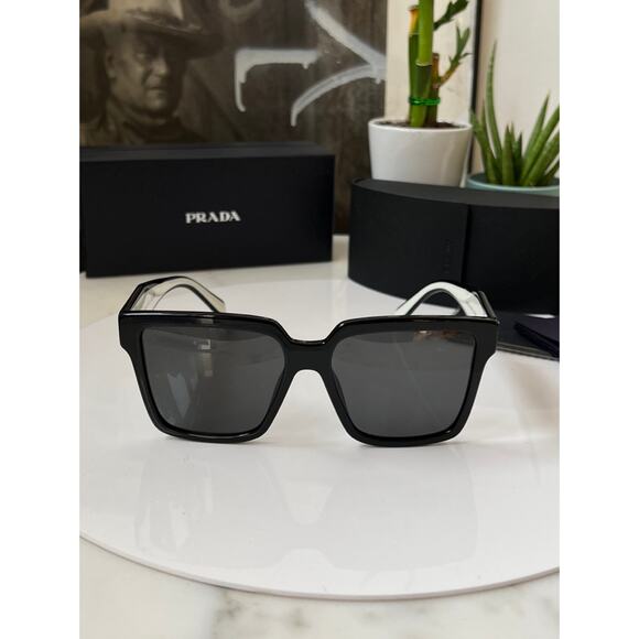 NEW Prada PR24ZS Sunglasses in Black White main image 5